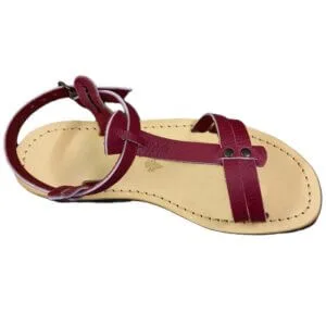 Sandales artisanales femme en cuir fabriquées en France Tabitha